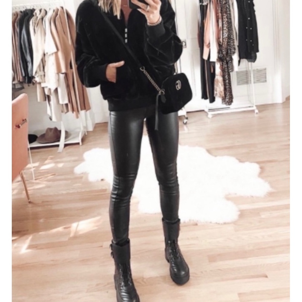 NEW Commando Faux Leather Leggings Black Size large